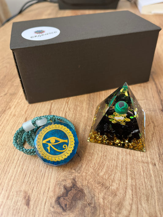Личен Щит - Амулет + Оргонитна Пирамида