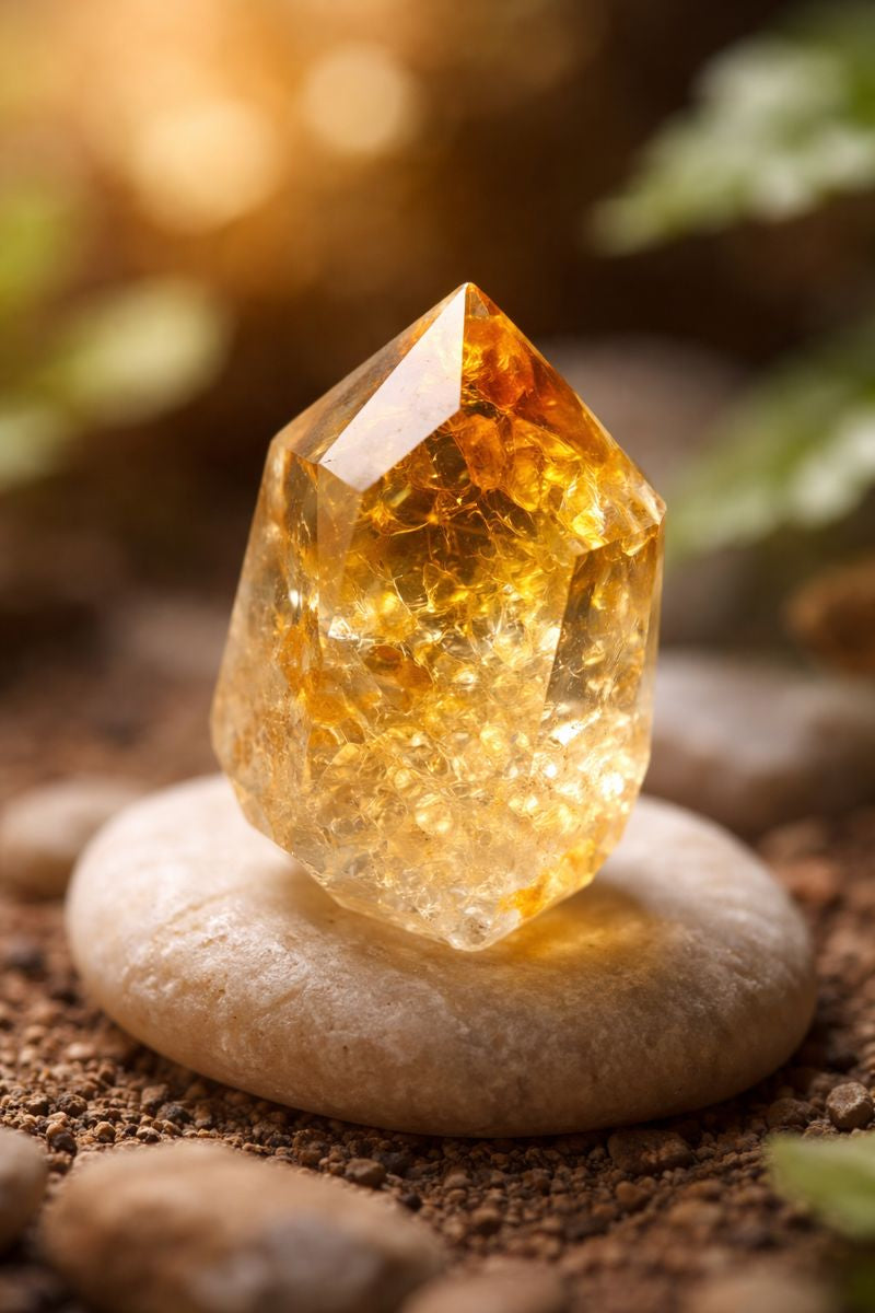 Кристал - суров Цитрин   (1-2см)