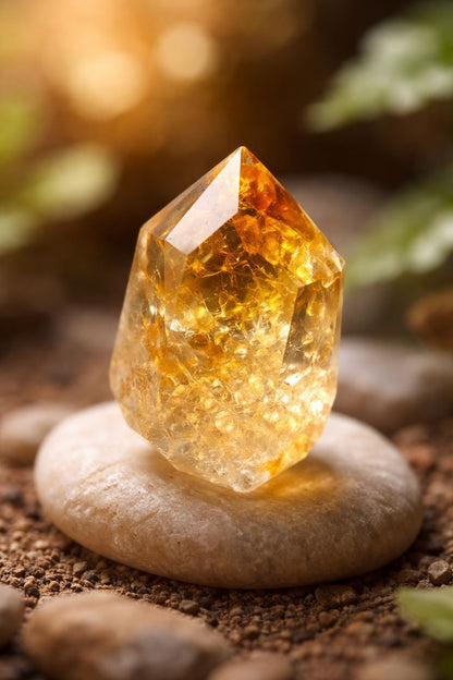 Кристал - суров Цитрин   (1-2см)