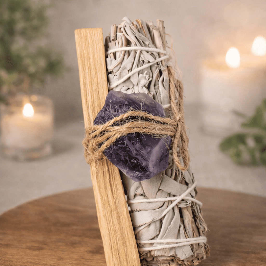 Мини сет "Пречиства" - Пало санто - Салвия - Аметист