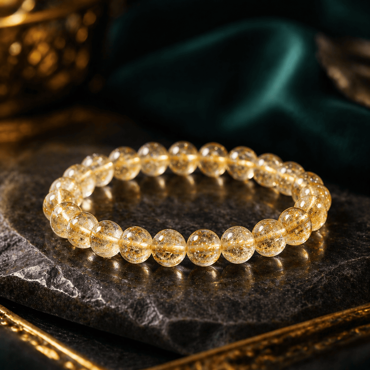 Гривна Цитрин - Камък на Богатството