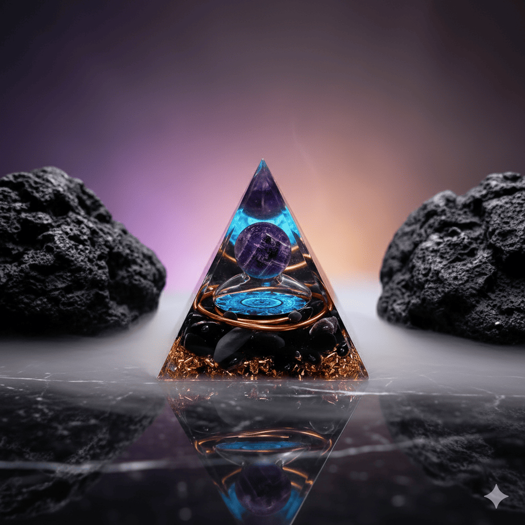 Оргонитна Пирамида с Аметист