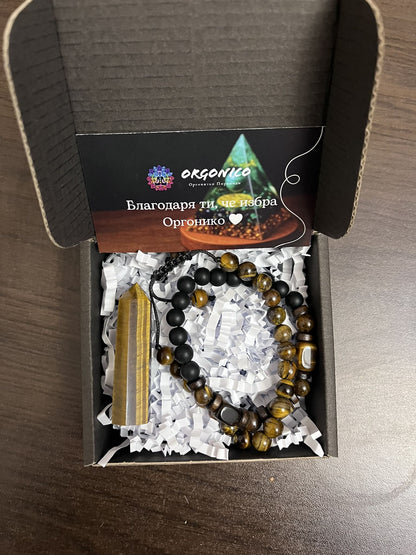 Комплект Тигрово Око