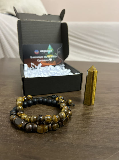 Комплект Тигрово Око